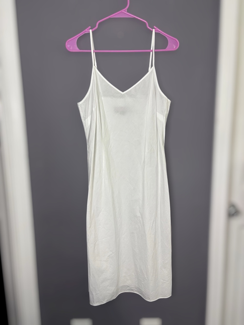 Vineyard Vines White 100% Cotton Cami Slip Dress 10